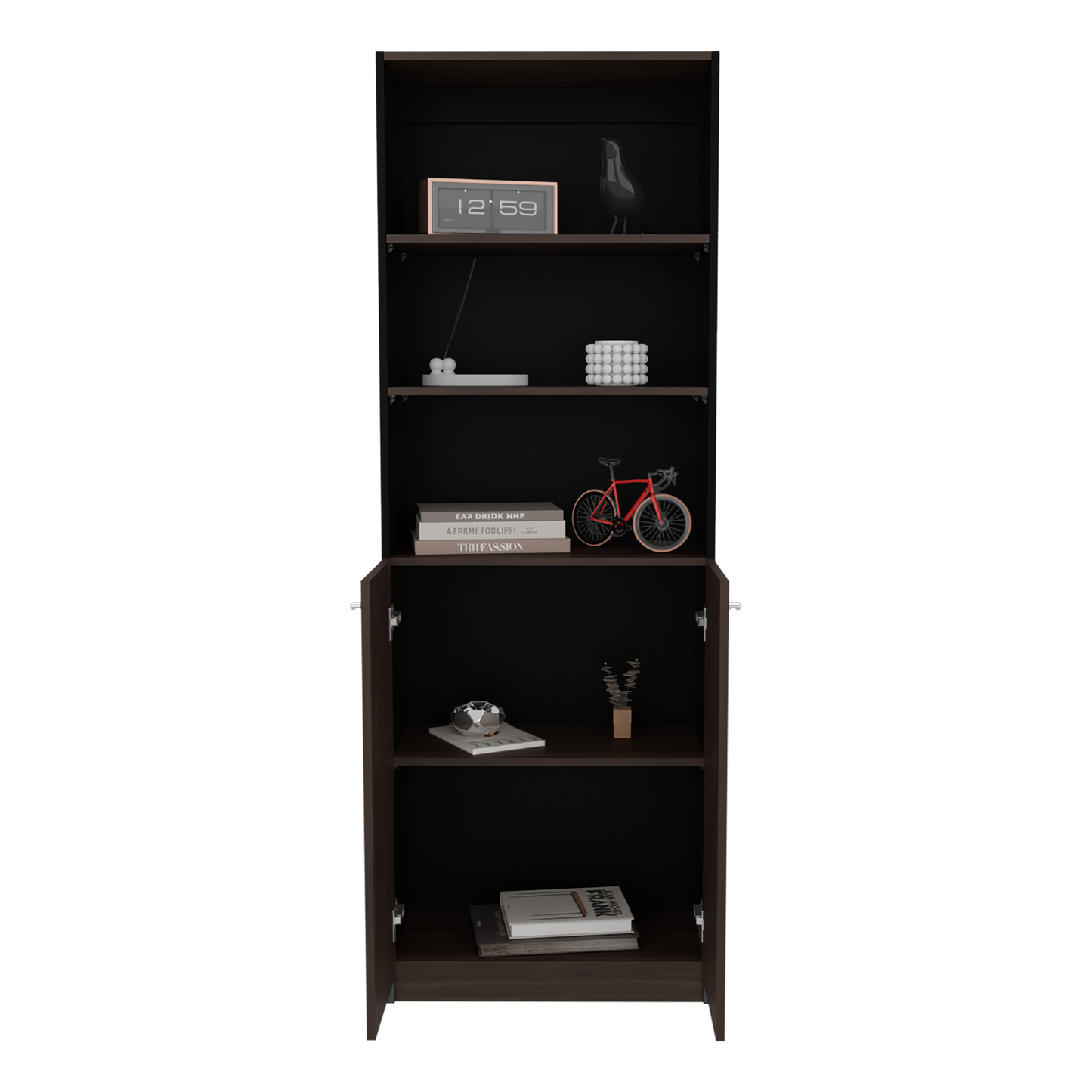 Estante Dos Puertas Home, Wengue Y Milan