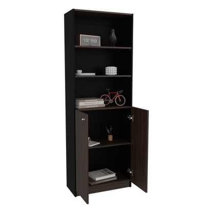 Estante Dos Puertas Home, Wengue Y Milan