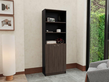 Estante Dos Puertas Home, Wengue Y Milan