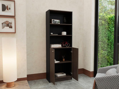 Estante Dos Puertas Home, Wengue Y Milan