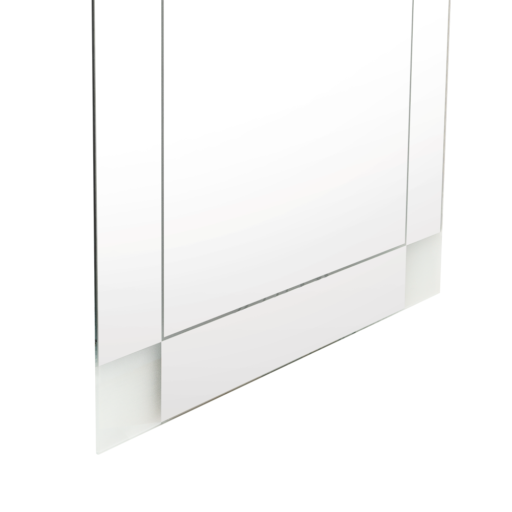 Espejo Yorlin Rectangular Diseño Sandblasting (vista 11)