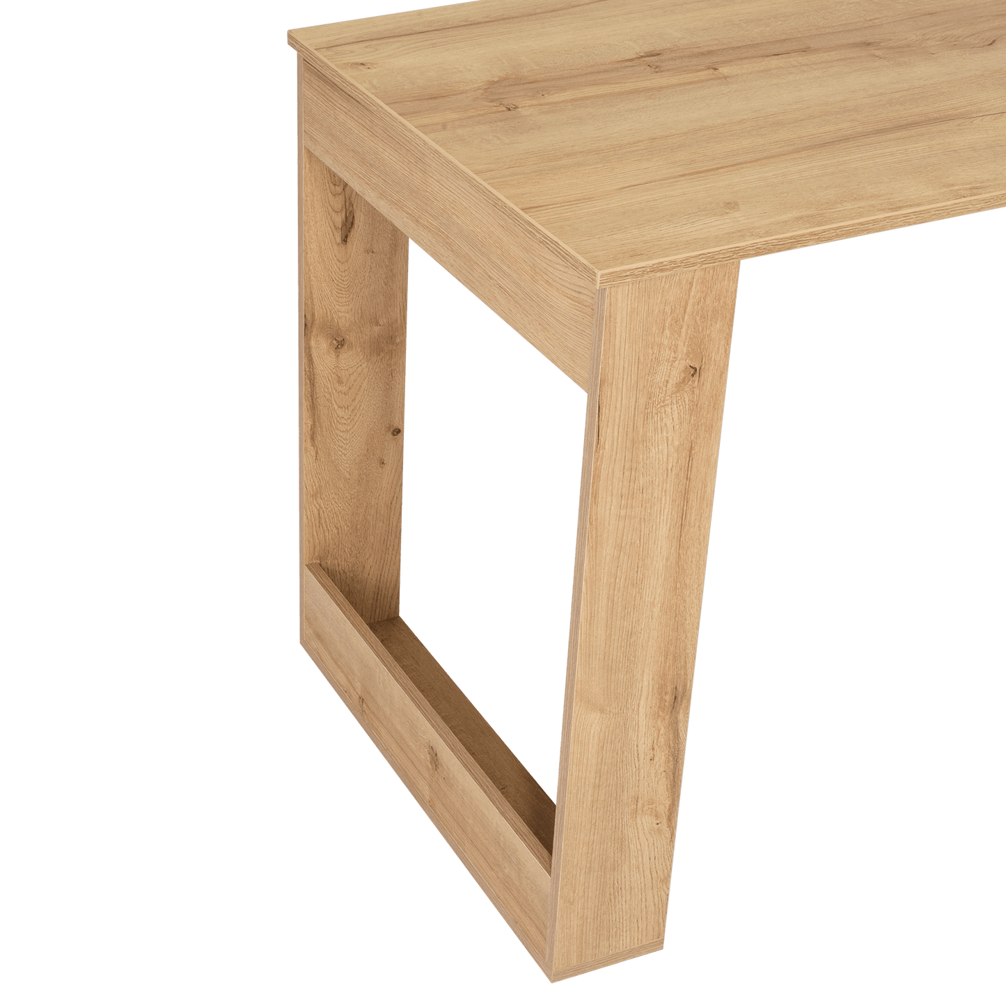 Escritorio OvieDuna, con mesa lisa de amplio espacio de trabajo