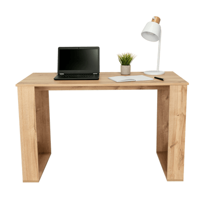 Escritorio OvieDuna, con mesa lisa de amplio espacio de trabajo