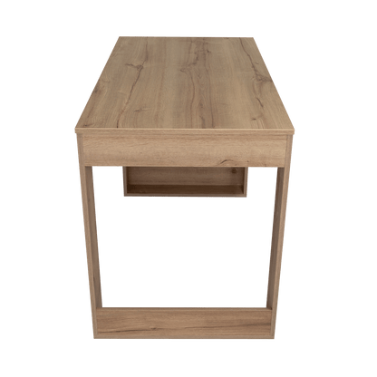 Escritorio OvieDuna, con mesa lisa de amplio espacio de trabajo