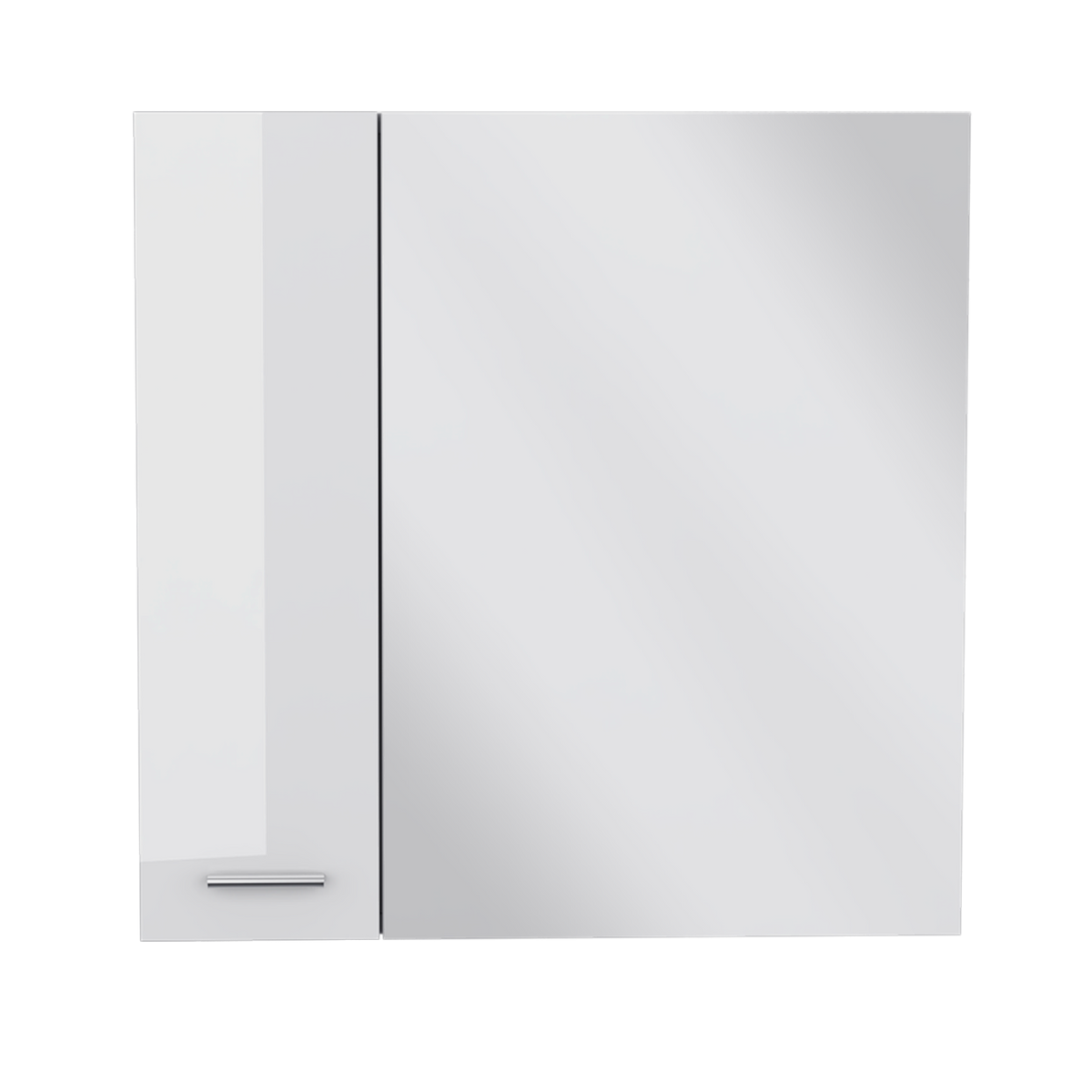 Gabinete De Baño Sines, Blanco High Gloss y Blanco Mqz (vista 4)