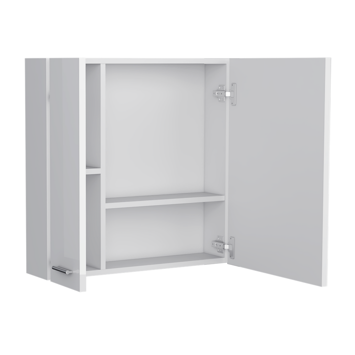 Gabinete De Baño Sines, Blanco High Gloss y Blanco Mqz (vista 3)