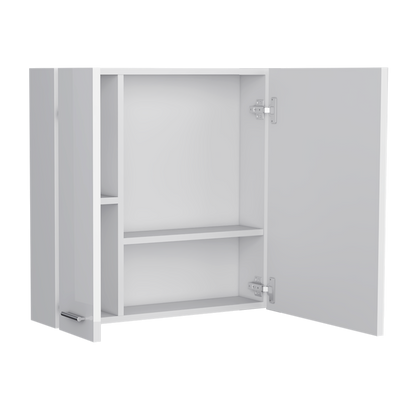 Gabinete De Baño Sines, Blanco High Gloss y Blanco Mqz (vista 3)