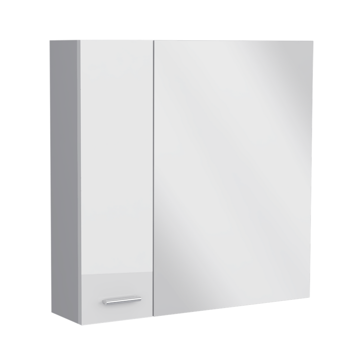 Gabinete De Baño Sines, Blanco High Gloss y Blanco Mqz (vista 6)