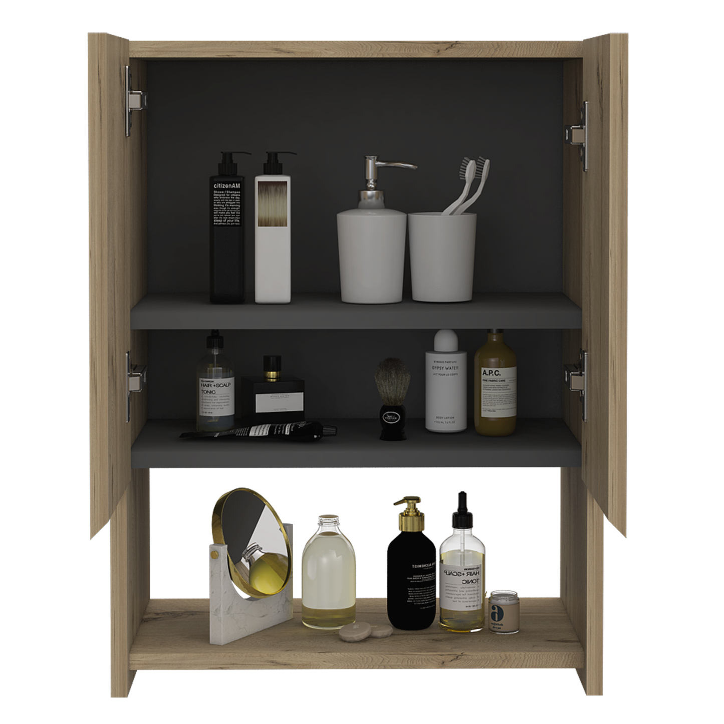 Botiquin Para Baño Ventus, Duna Y Plomo Con Espejo