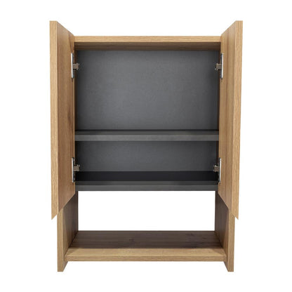 Botiquin Para Baño Ventus Con Espejo, Duna Y Plomo