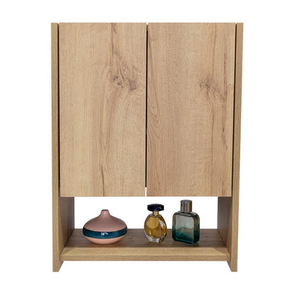 Botiquin Para Baño Ventus Con Espejo, Duna Y Plomo