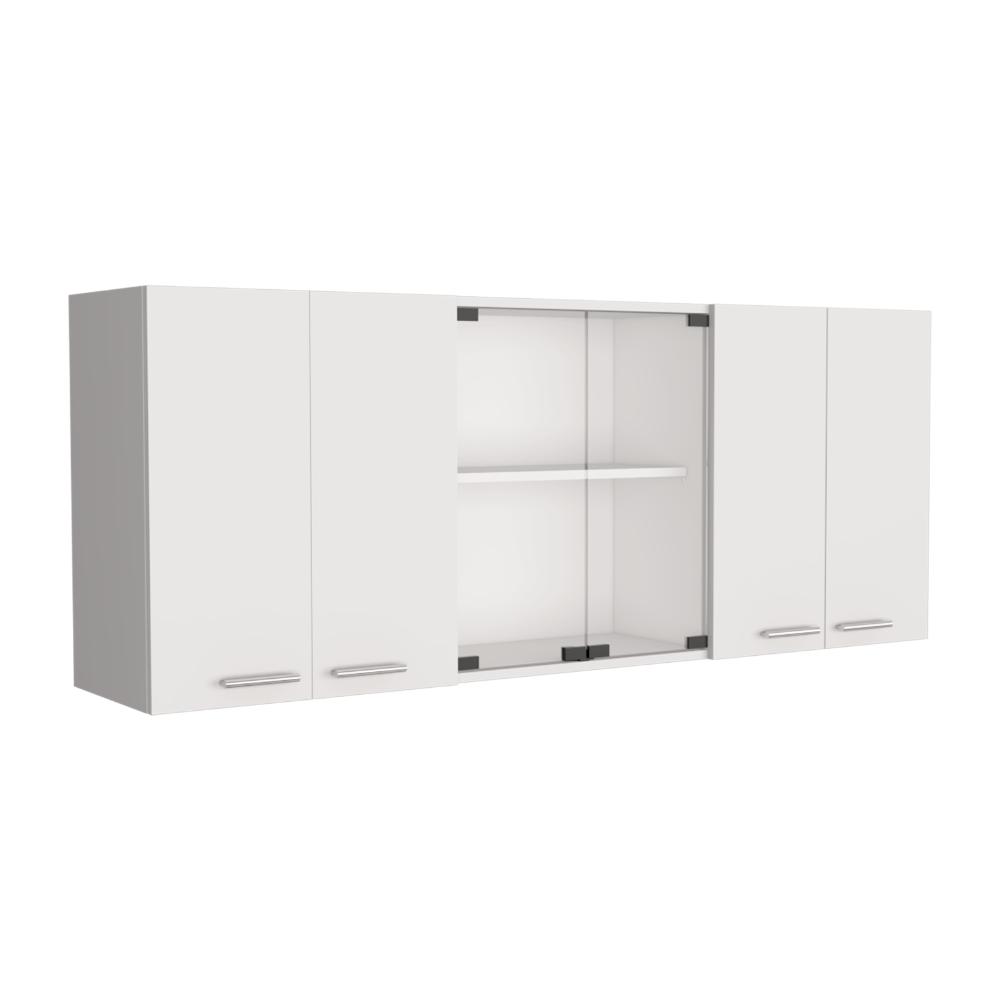 Gabinete Superior Vega, Blanco Duqueza, con amplio espacios espacios para guardar utensilios de cocina (vista 3)
