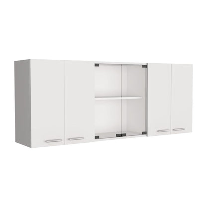 Gabinete Superior Vega, Blanco Duqueza, con amplio espacios espacios para guardar utensilios de cocina (vista 3)