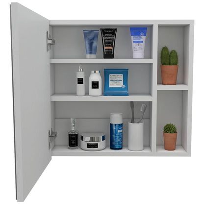 Botiquin Para Baño Omari Con Espejo, Blanco
