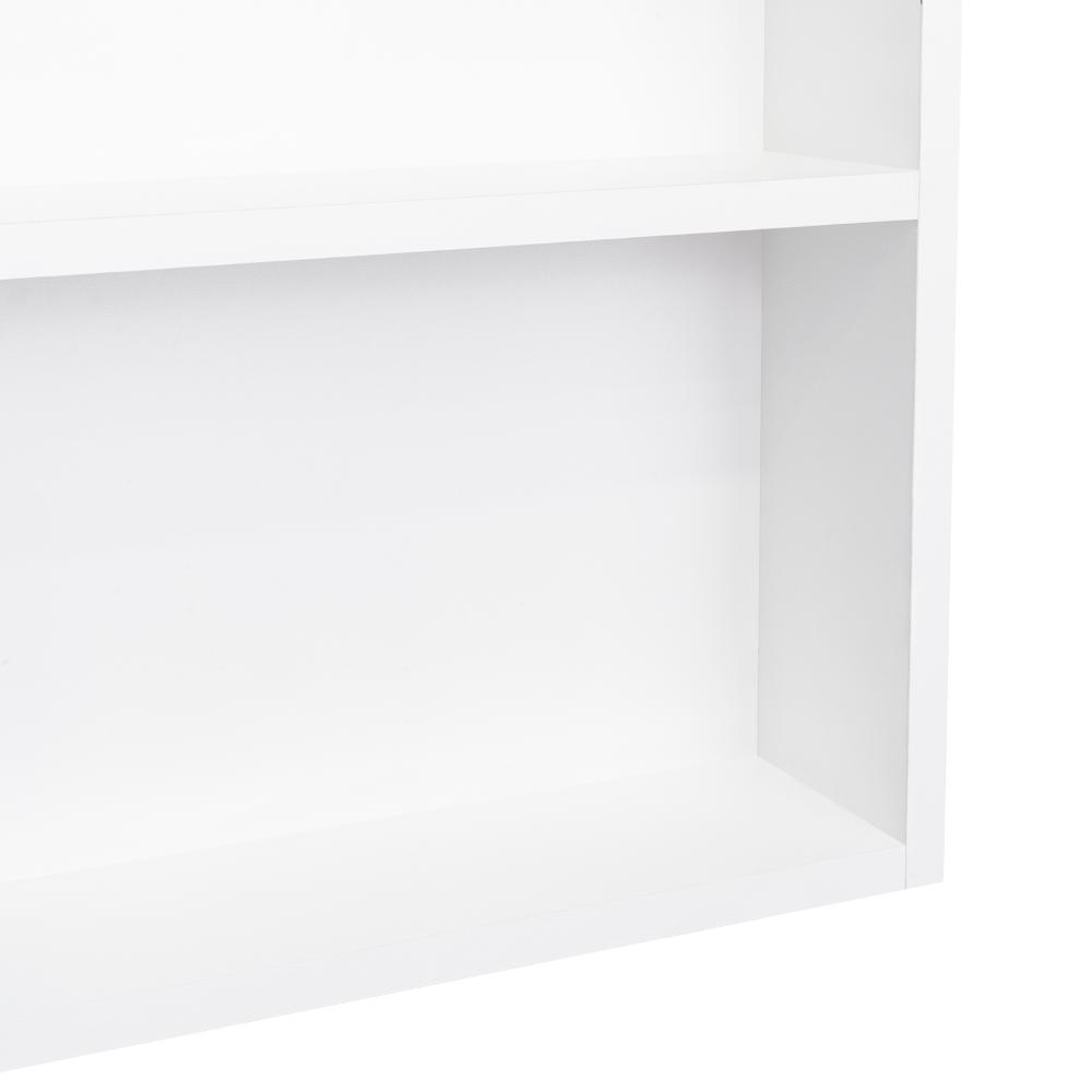 Gabinete de Baño Lumo, Blanco, con Puerta Espejo y Dos Entrepaños Para Ubicar Objetos