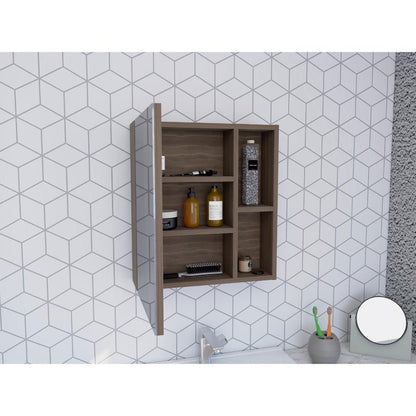 Gabinete de Baño Labell, Milan, con Puerta Espejo y Entrepaños (vista 6)