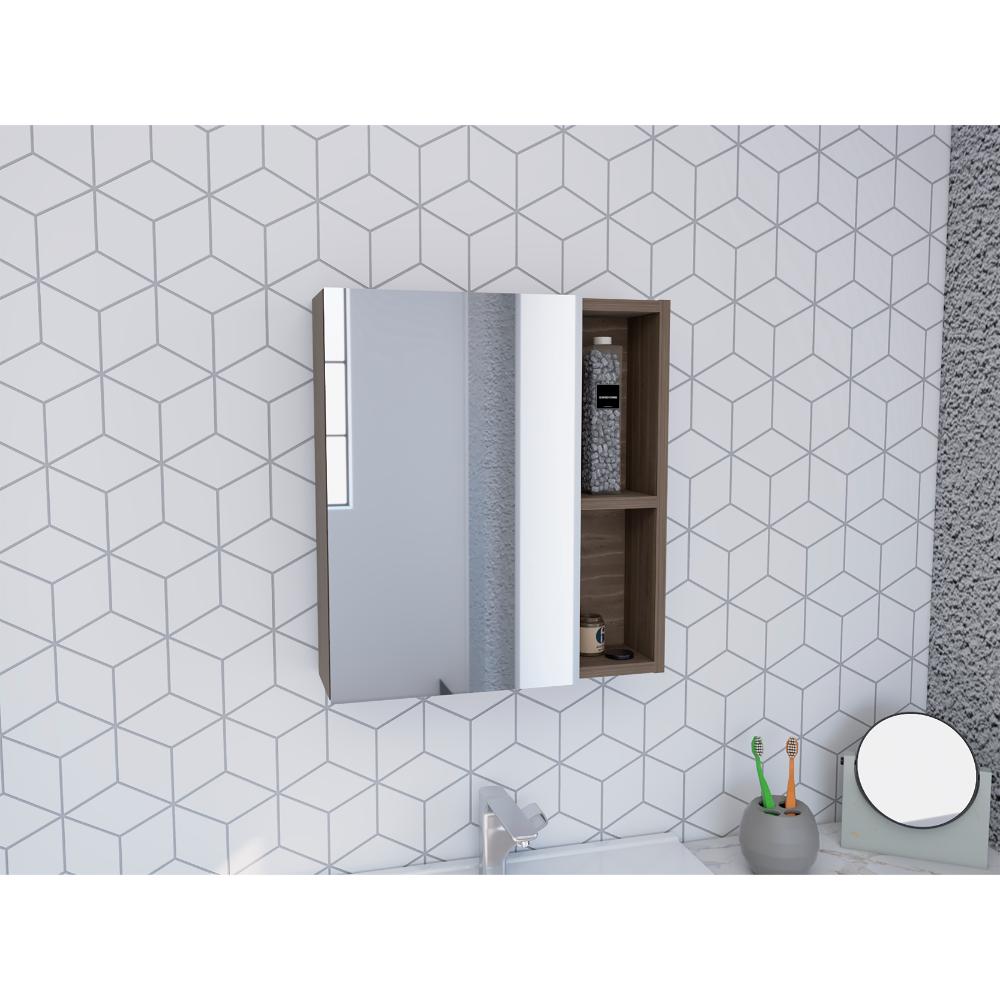 Gabinete de Baño Labell, Milan, con Puerta Espejo y Entrepaños (vista 5)