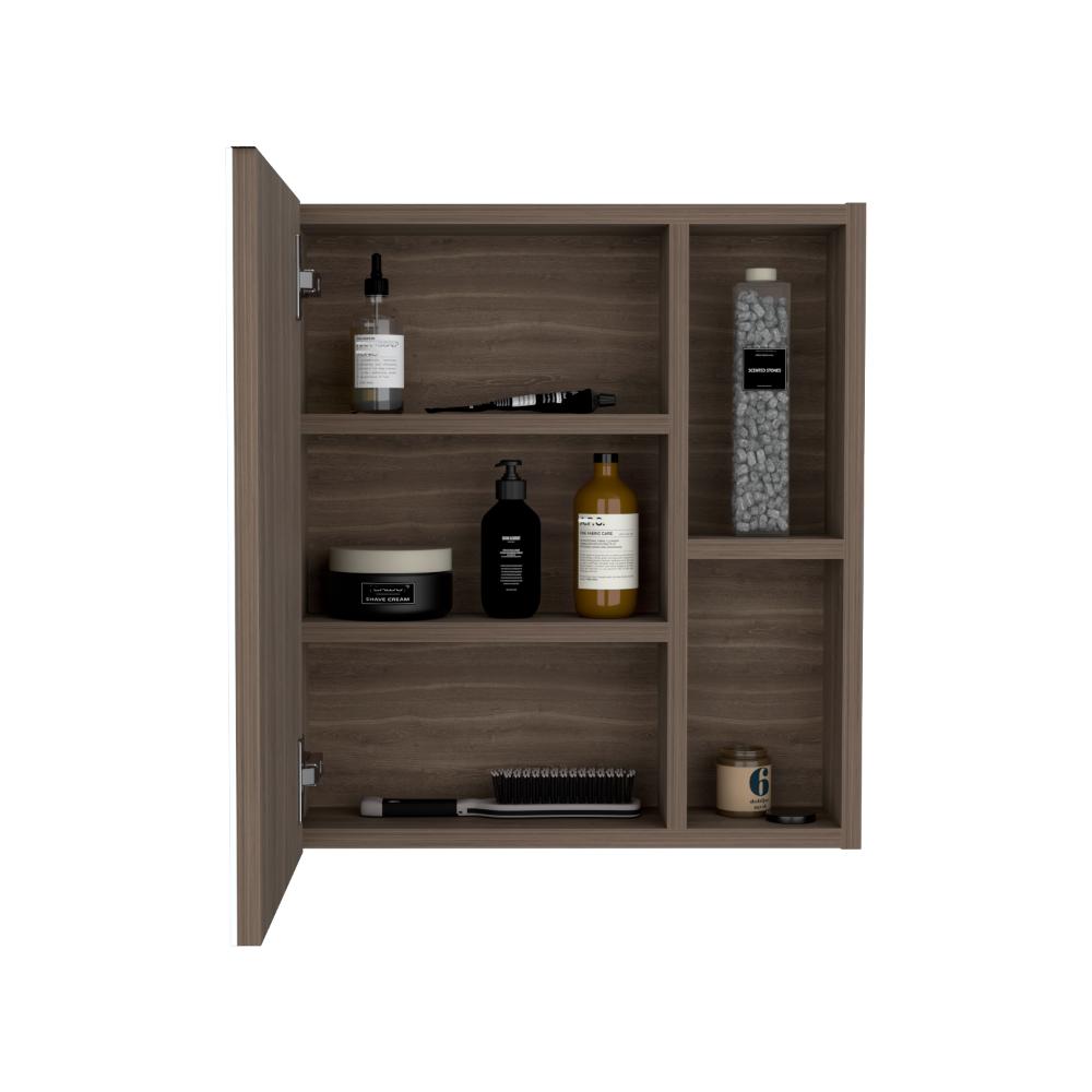 Gabinete de Baño Labell, Milan, con Puerta Espejo y Entrepaños (vista 4)