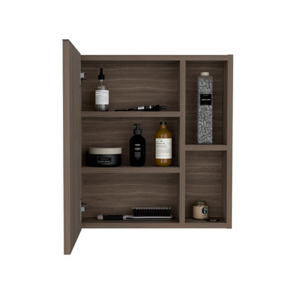 Gabinete de Baño Labell, Milan, con Puerta Espejo y Entrepaños (vista 4)