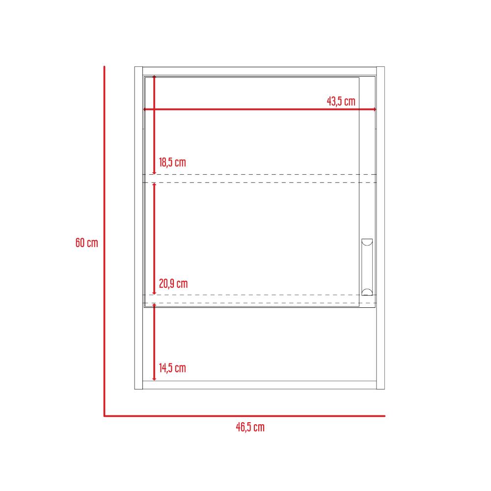 Botiquin Para Baño Eco, Milan Con Espejo