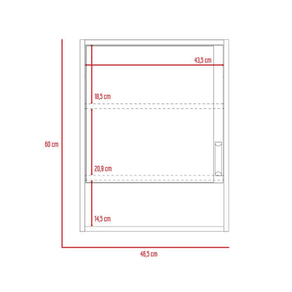Botiquin Para Baño Eco, Milan Con Espejo