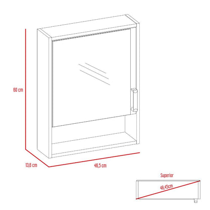 Botiquin Para Baño Eco, Milan Con Espejo