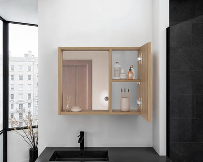 Botiquin Alessi Una Puerta Interior Con Espejo, Fresno (vista 2)
