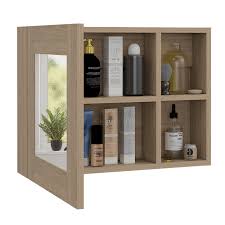 Botiquin Para Baño Cairo, Rovere Con Espejo