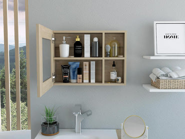 Botiquin Para Baño Cairo, Rovere Con Espejo