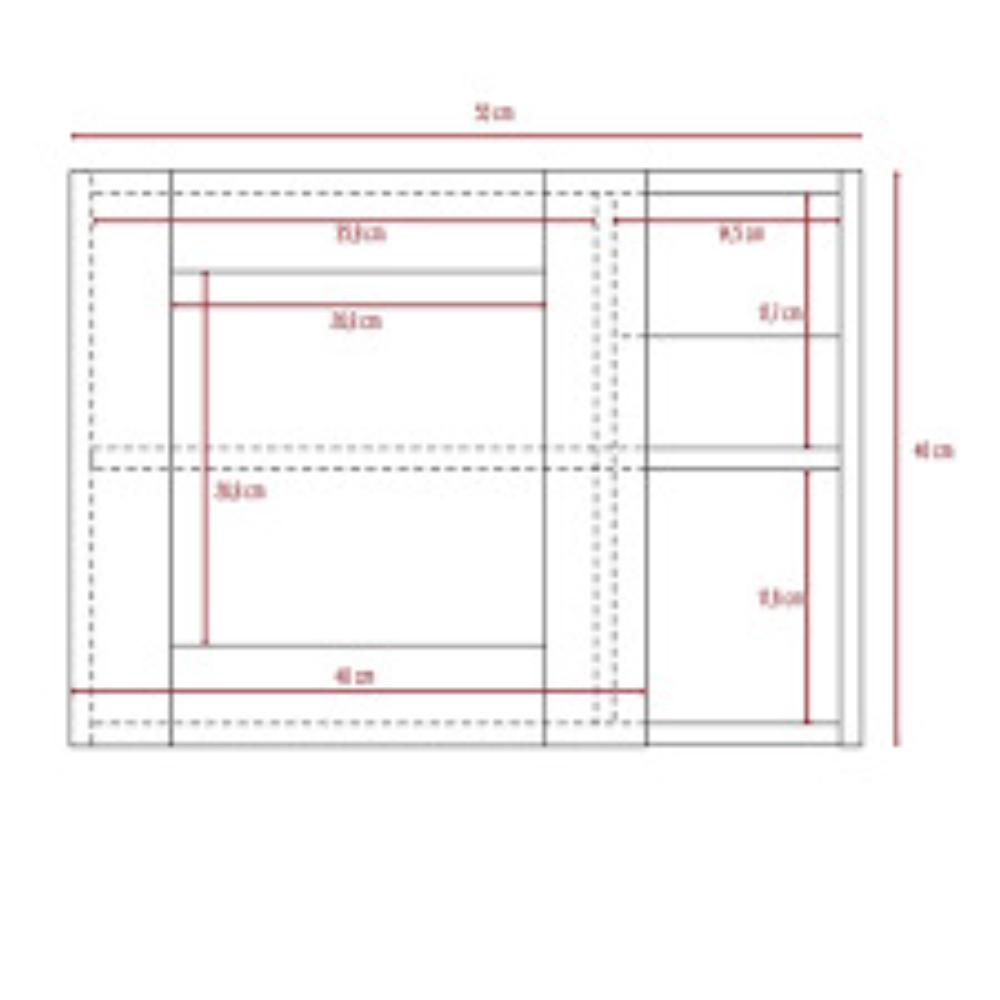 Botiquin Para Baño Cairo Con Espejo, Rovere