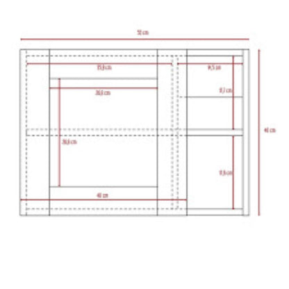 Botiquin Para Baño Cairo Con Espejo, Rovere