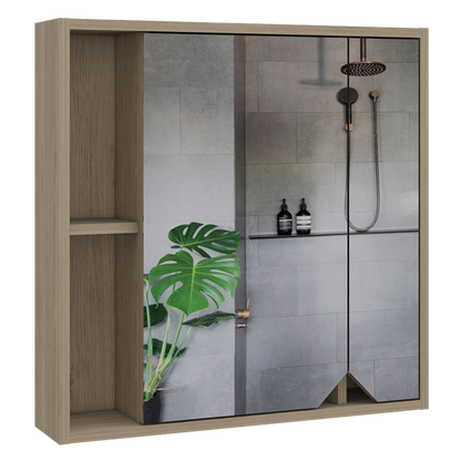 Botiquin Para Baño Ara, Rovere Con Espejo