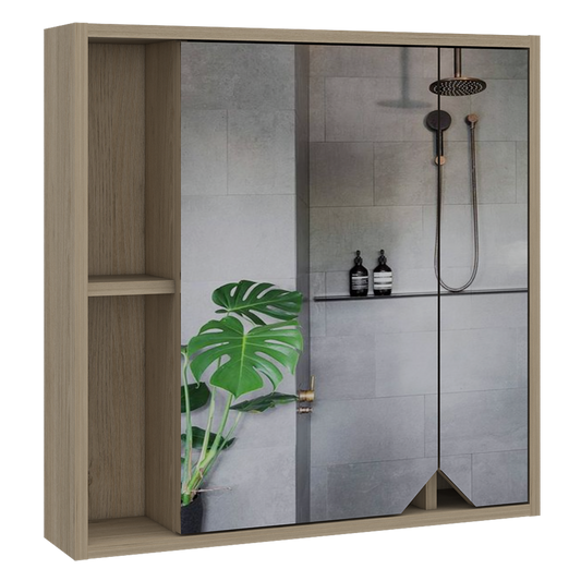 Botiquin Para Baño Ara, Rovere Con Espejo