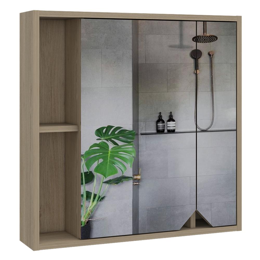 Botiquin Para Baño Ara Con Espejo, Rovere