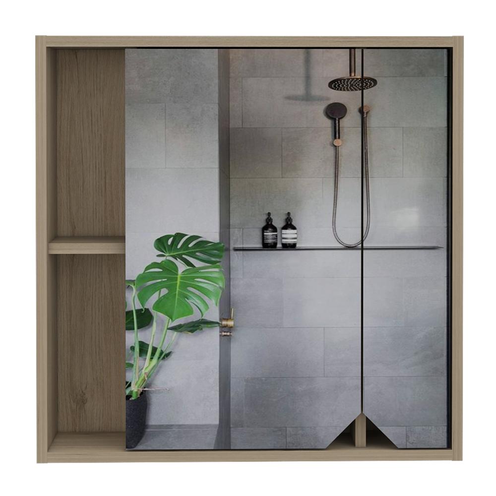 Botiquin Para Baño Ara Con Espejo, Rovere