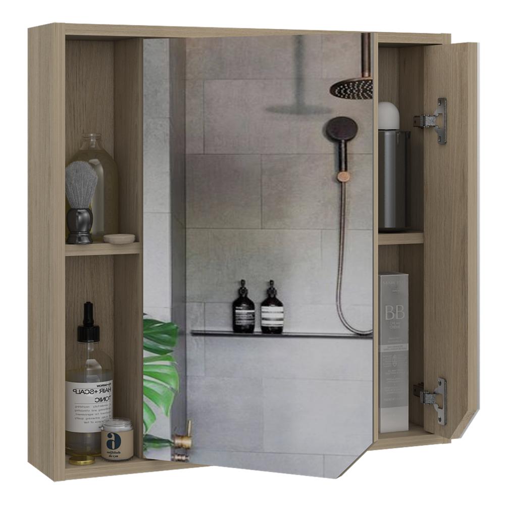 Botiquin Para Baño Ara Con Espejo, Rovere