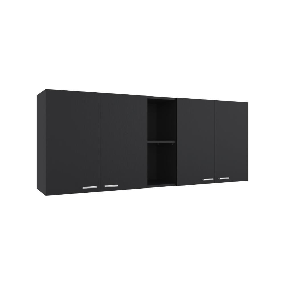 Gabinete Superior Estrella, Wengue, con cuatro puertas batientes (vista 6)