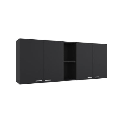 Gabinete Superior Estrella, Wengue, con cuatro puertas batientes (vista 6)