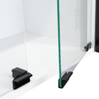 Gabinete Superior Mural, Blanco y Wengue, incluye entrepaño móvil central y dos puertas de vidrio