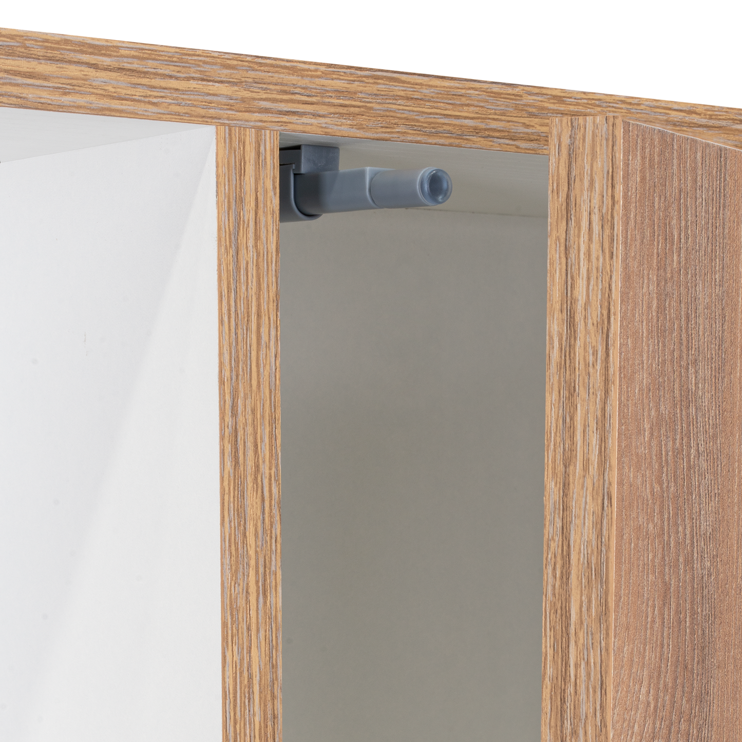 Botiquin Para Baño Con Espejo, Miel Y Blanco