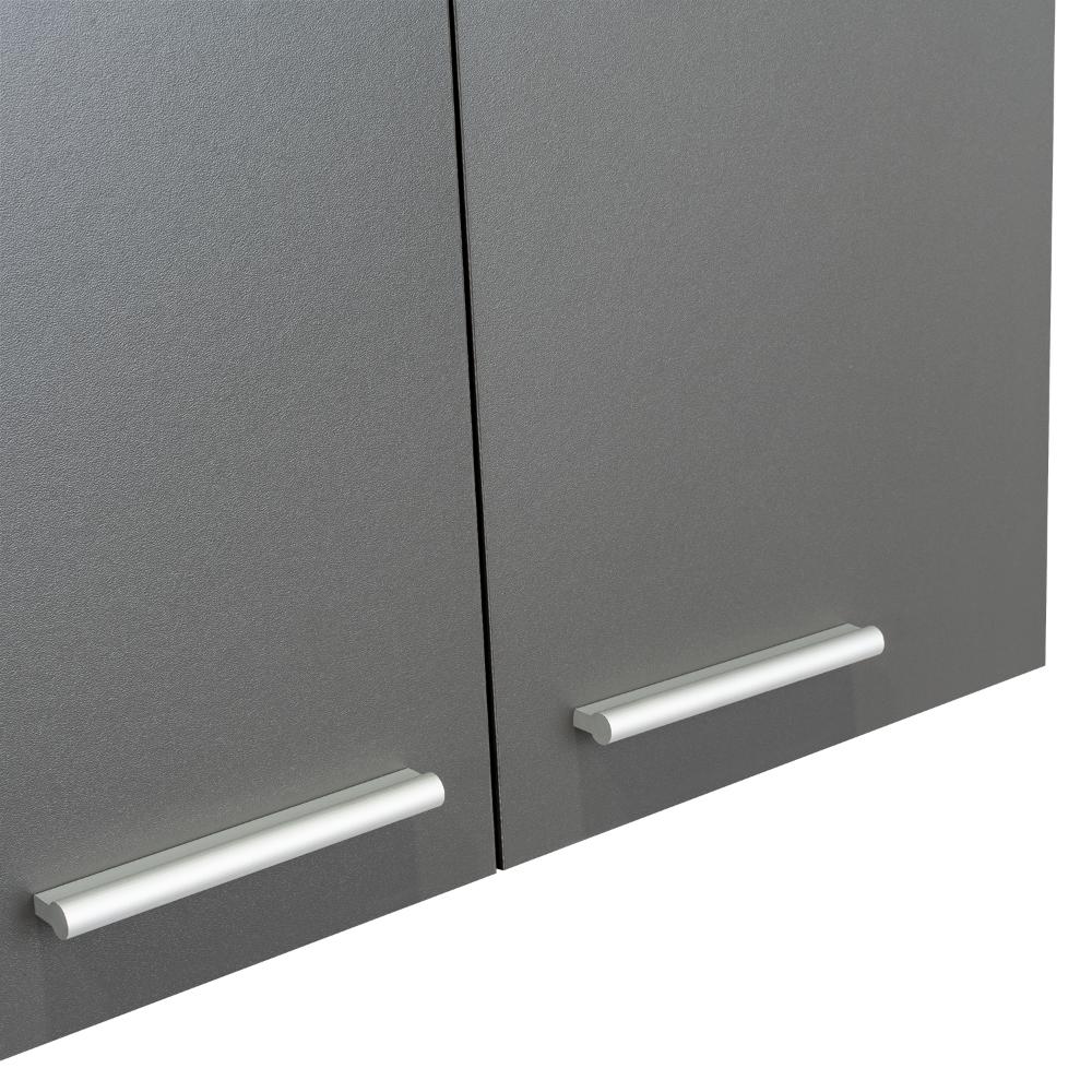 Mueble De Cocina Mural,  Miel Y Plomo Seis Puertas