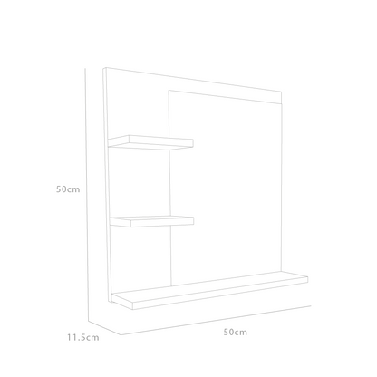 Botiquin de Baño Baume, Café Claro, Ideal Para Almacenar Objetos
