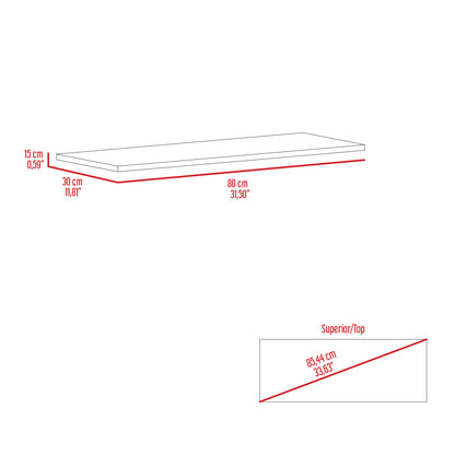 Repisa Flotante Coruña 80, Milan