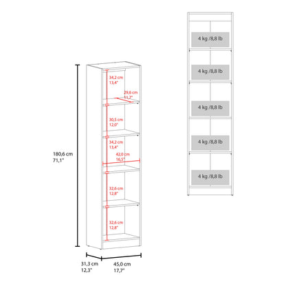 Estante Vitrina E6 Home E Una Puerta, Wengue (vista 7)