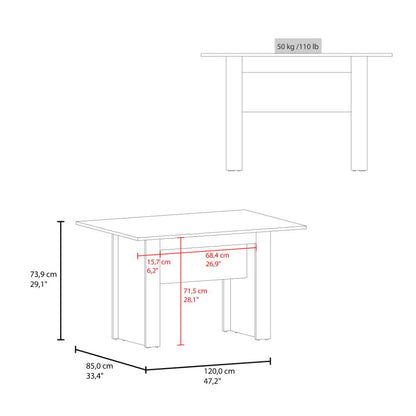 Mesa para Comedor Classic, Positano, para Cuatro Puestos, No Incluye Sillas