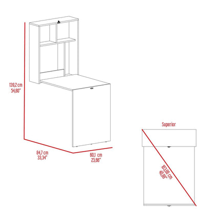 Escritorio Plegable Klapar, Ceniza