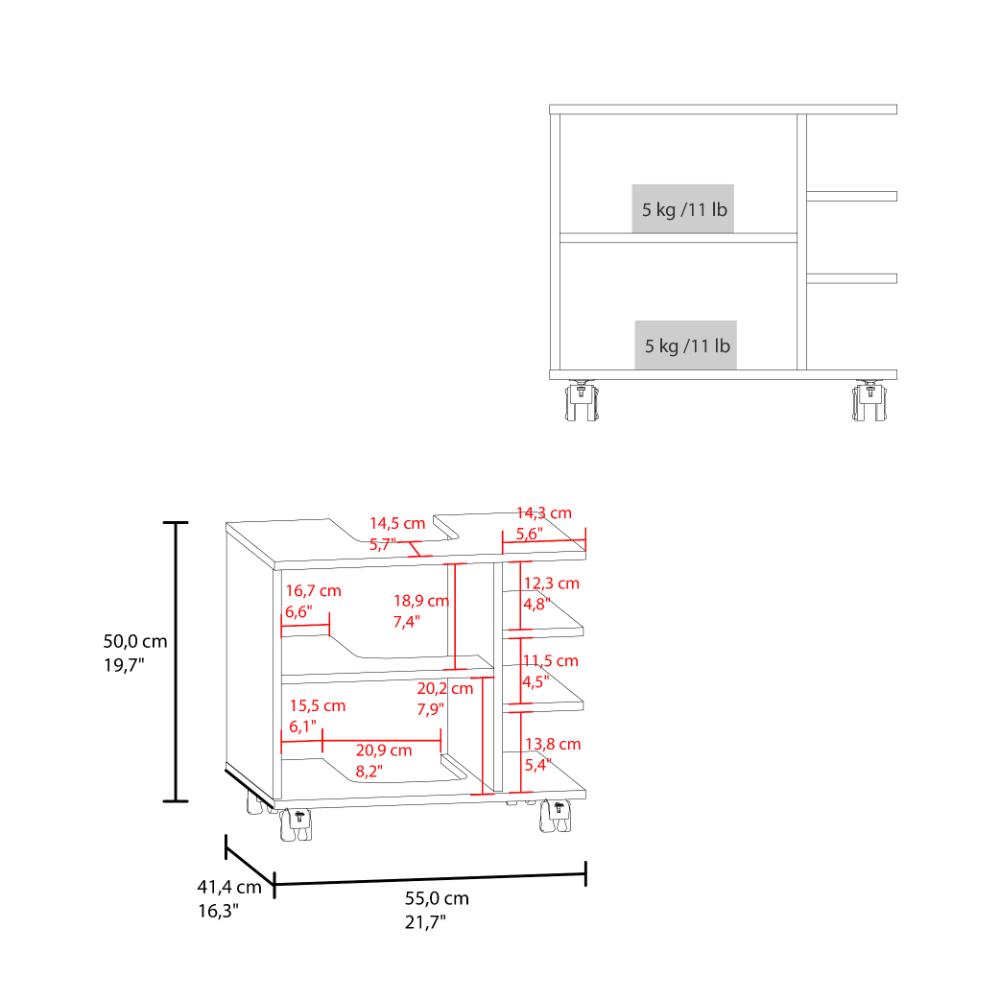 Optimizador Lavamanos Bath 300 Dos Puertas Fm, Avellana Blanco