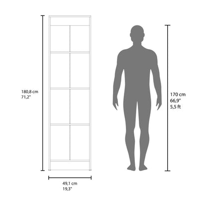 Closet Auxiliar Praga, Blanco Duqueza, incluye espejo y es de facil instalación