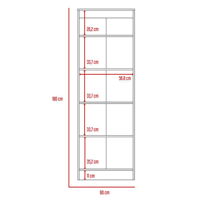 Estante Organizador Wc Dos Puertas Fm 010B, Blanco