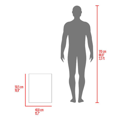 Gabinete de Baño Lumo, Blanco, con Puerta Espejo y Dos Entrepaños Para Ubicar Objetos